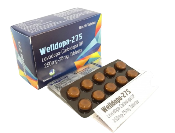 LEVODOPA CARBIDOPA 250MG/25MG X 30 TAB VELDOPA