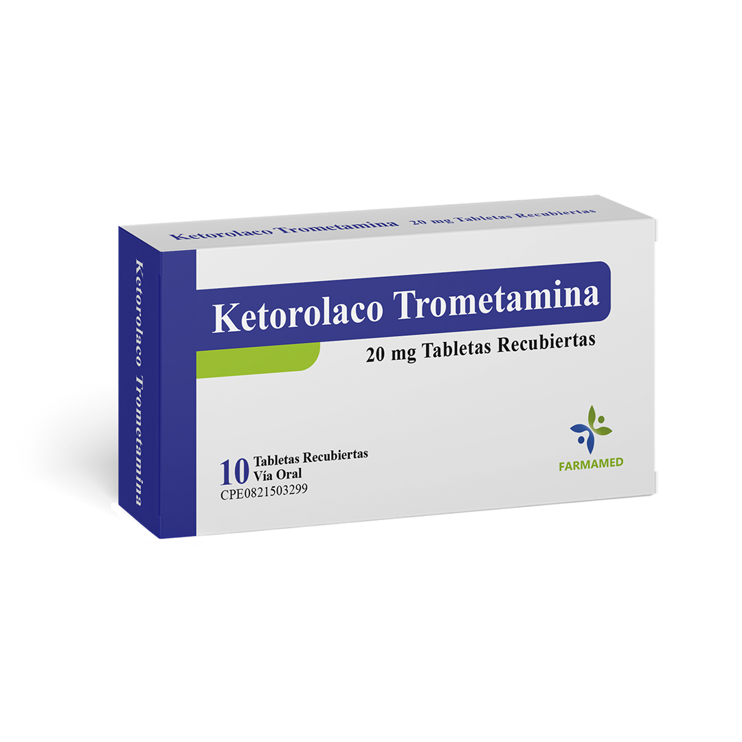KETOROLACO 20MG X 10 TAB FARMAMED