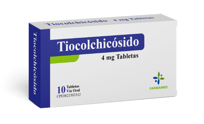 TIOCOLCHICOSIDO 4MG X 10 TAB FARMAMED
